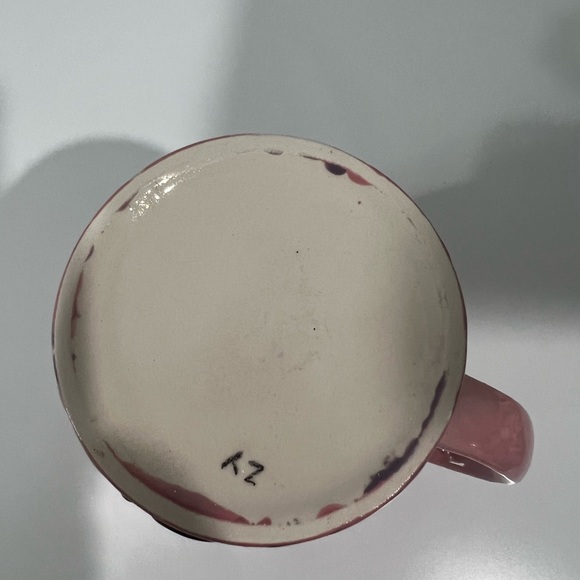 Hand painted ceramic I ❤️ MOM MUG - Picture 3 of 3